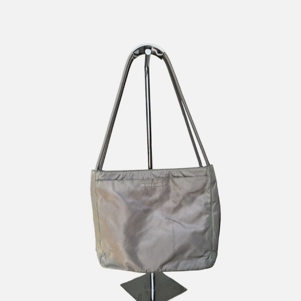Prada Pressuto Nylon Tote, Gray - Picture 9 of 9